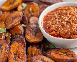 Beans and Fried Plantain